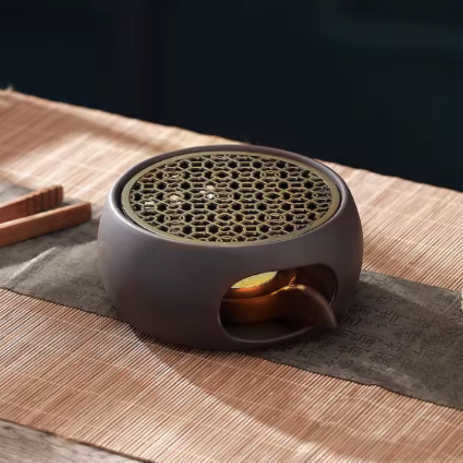 'Breathe and Brew' Tea Pot and Warmer